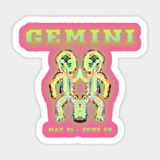 Gemini 7b Rose Sticker